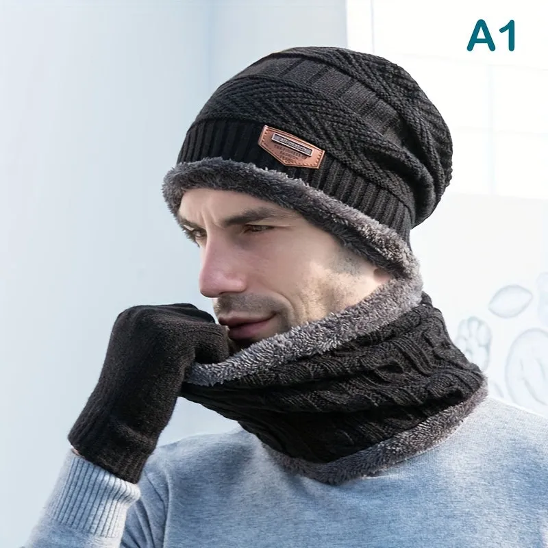 1pc Winter Skullies Beanie Hat For Men Women