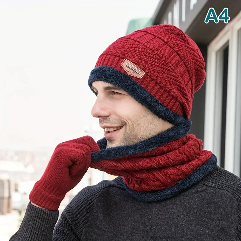 1pc Winter Skullies Beanie Hat For Men Women