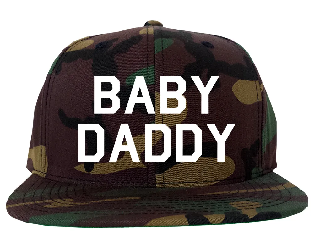 Baby Daddy Funny Fathers Day Mens Snapback Hat