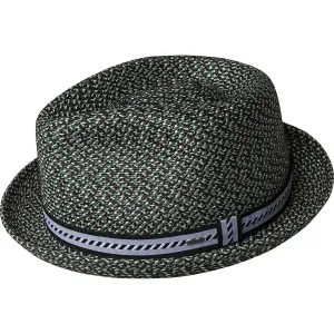 Bailey Mannes Mixed Braid Pinch Front Trilby Hat