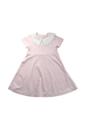 Charming Balabala Peter Pan Collar Dress for Toddler Girls (Sizes 5-6T) - Stylish and Playful Outfit