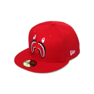 BAPE Shark New Era 95Fifty Cap, Red