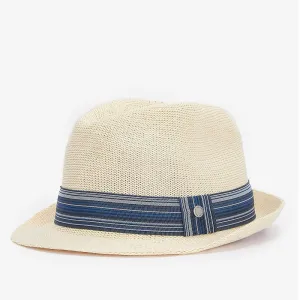 Barbour Belford Trilby Ecru/Blue