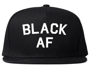 Black AF Mens Snapback Hat