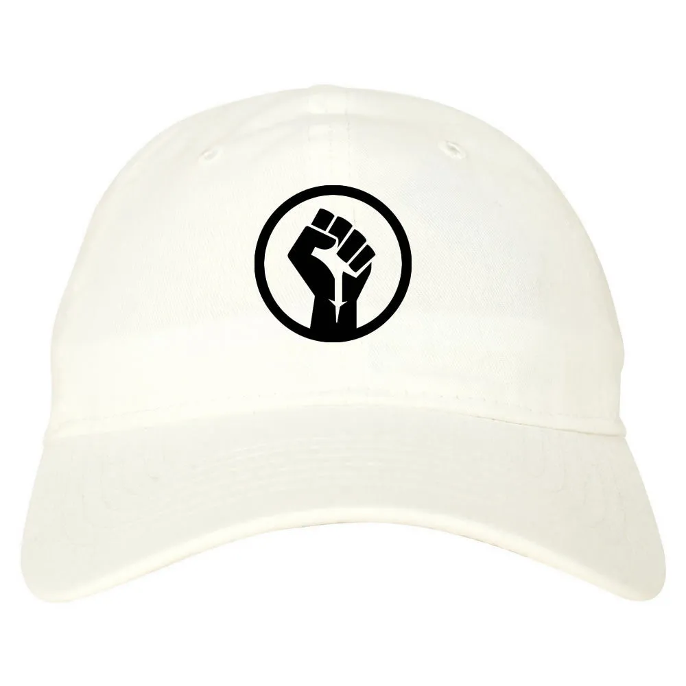 Black Power Fist Dad Hat Cap