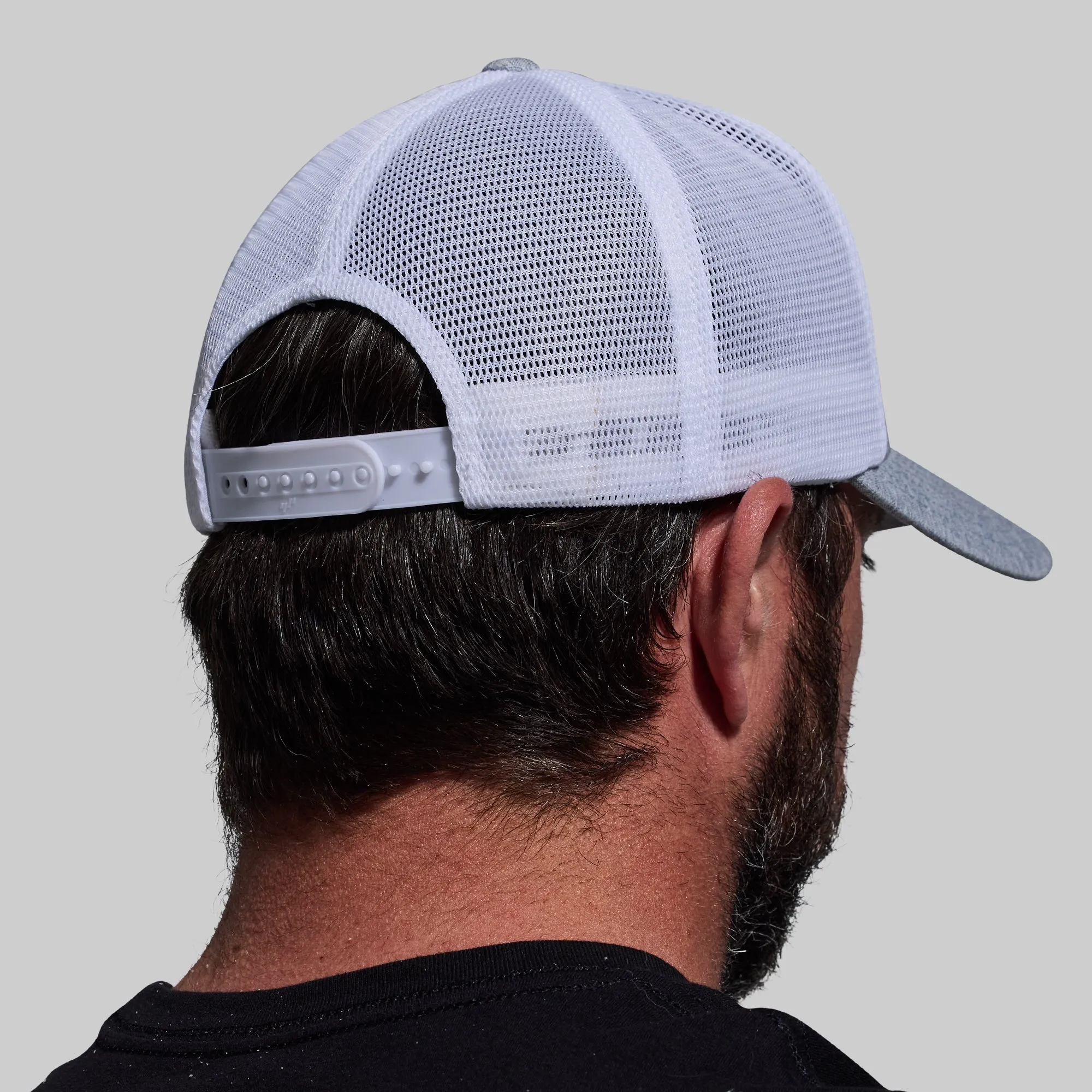 BP Two-Tone Trucker Hat (Silver/White)