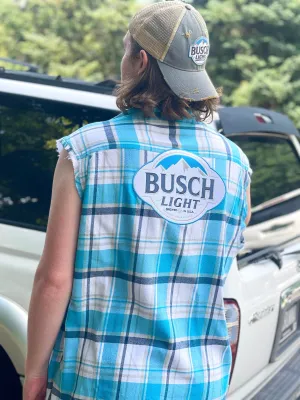 Busch Sleeveless Flannel