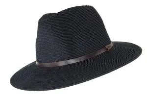 Cancer Council Unisex Flexibraid Darby Fedora - Ash Black