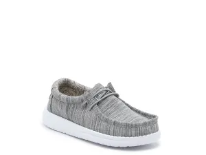 Children's slip-ons Hey Dude Wally, dark gray / light gray