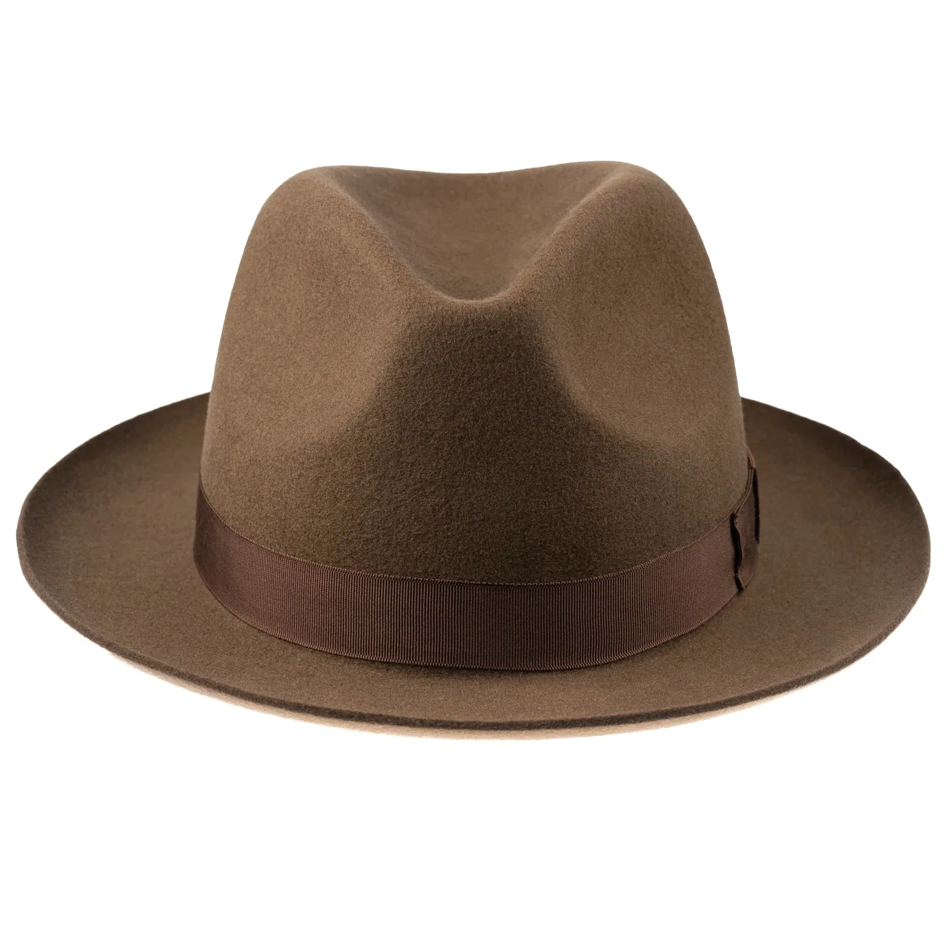 CHRISTYS' Chepstow Wool Felt Fedora Hat - Brown