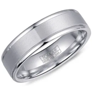 CrownRing 6MM Cobalt Sandpaper Center Wedding Band