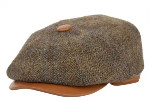 Donnie | Tweed Wool Newsboy Cap