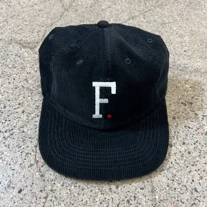 FAMILIA F. 6 PANEL HAT - BLACK CORD