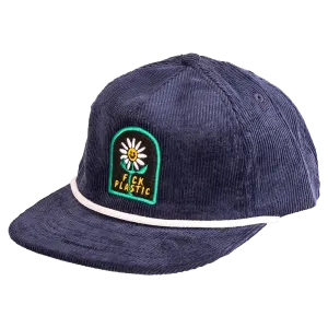 F*ck Plastic Hemp Corduroy Strapback | Blue