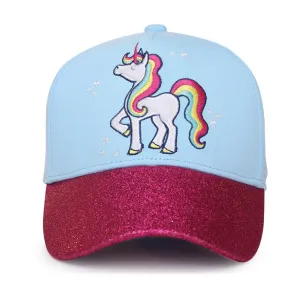 Flapjack Kids UPF50  Ball Cap - Unicorn