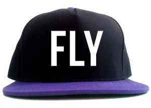 FLY Flamingo Print Summer 2 Tone Snapback Hat