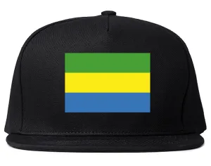 Gabon Flag Country Printed Snapback Hat Cap