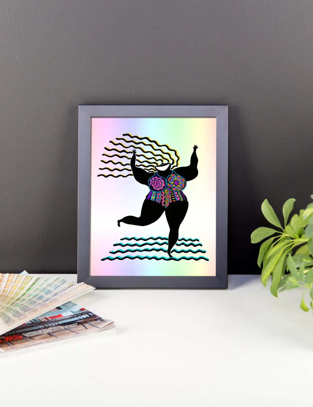 GODDESS of Good Attitude Framed poster