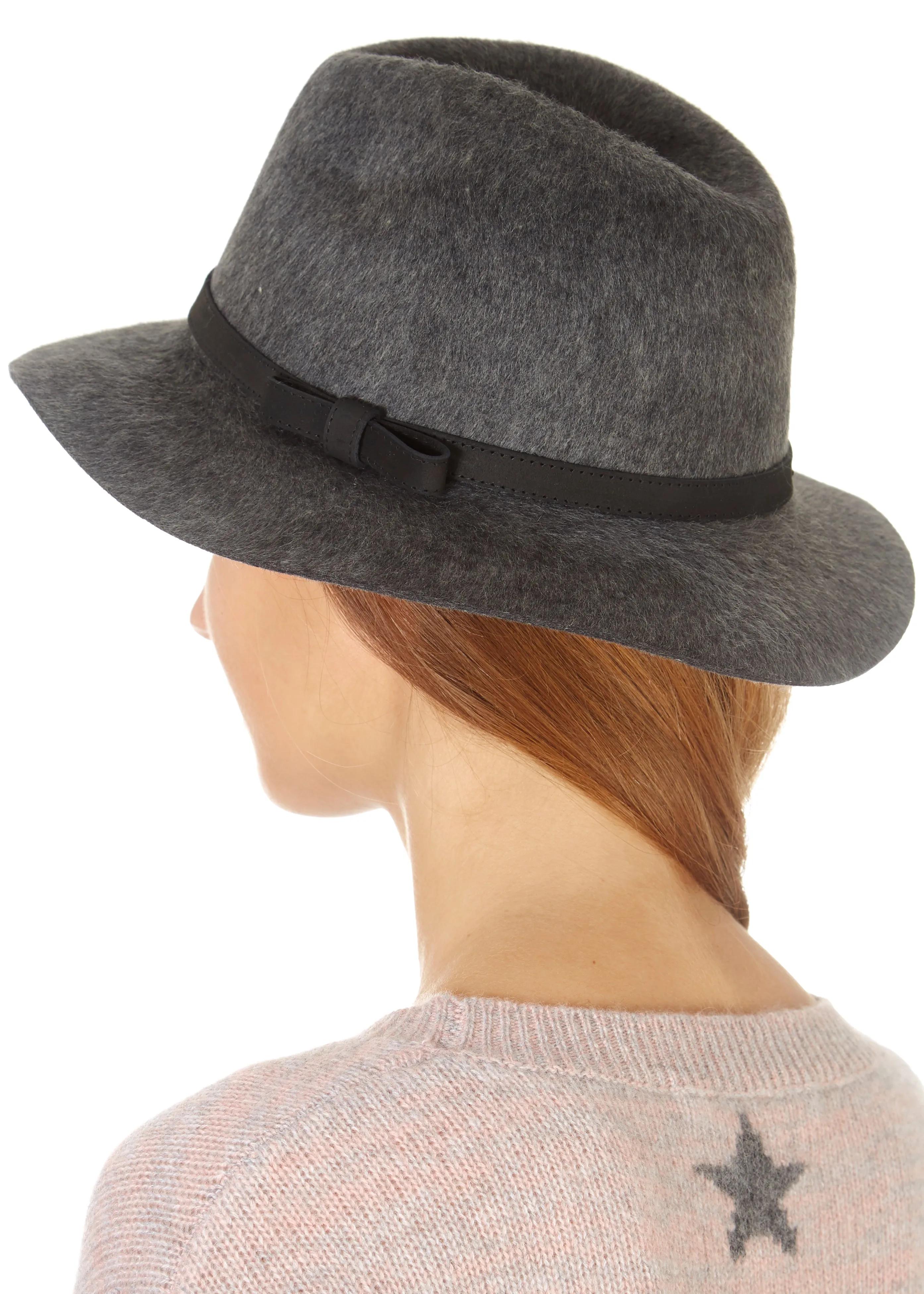 Grey Trilby Hat