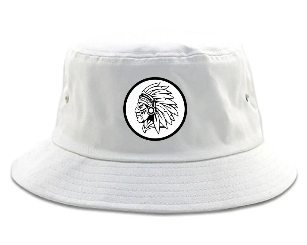 Indian Native Headdress Bucket Hat