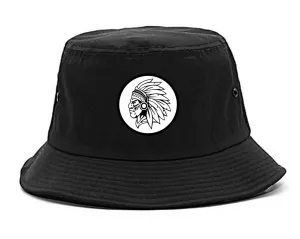 Indian Native Headdress Bucket Hat