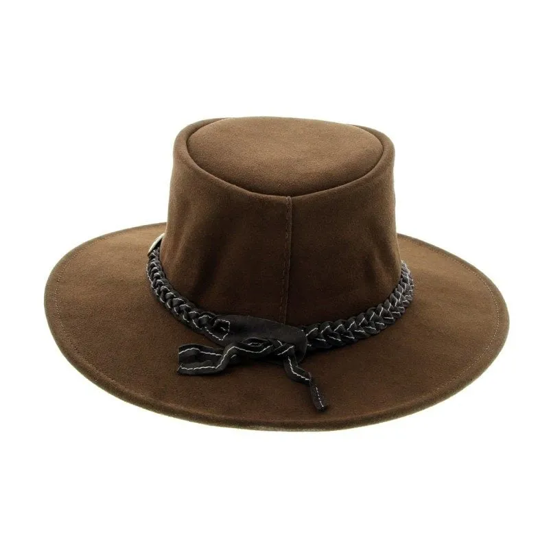 Jacaru Hats Wallaroo Suede - Brown