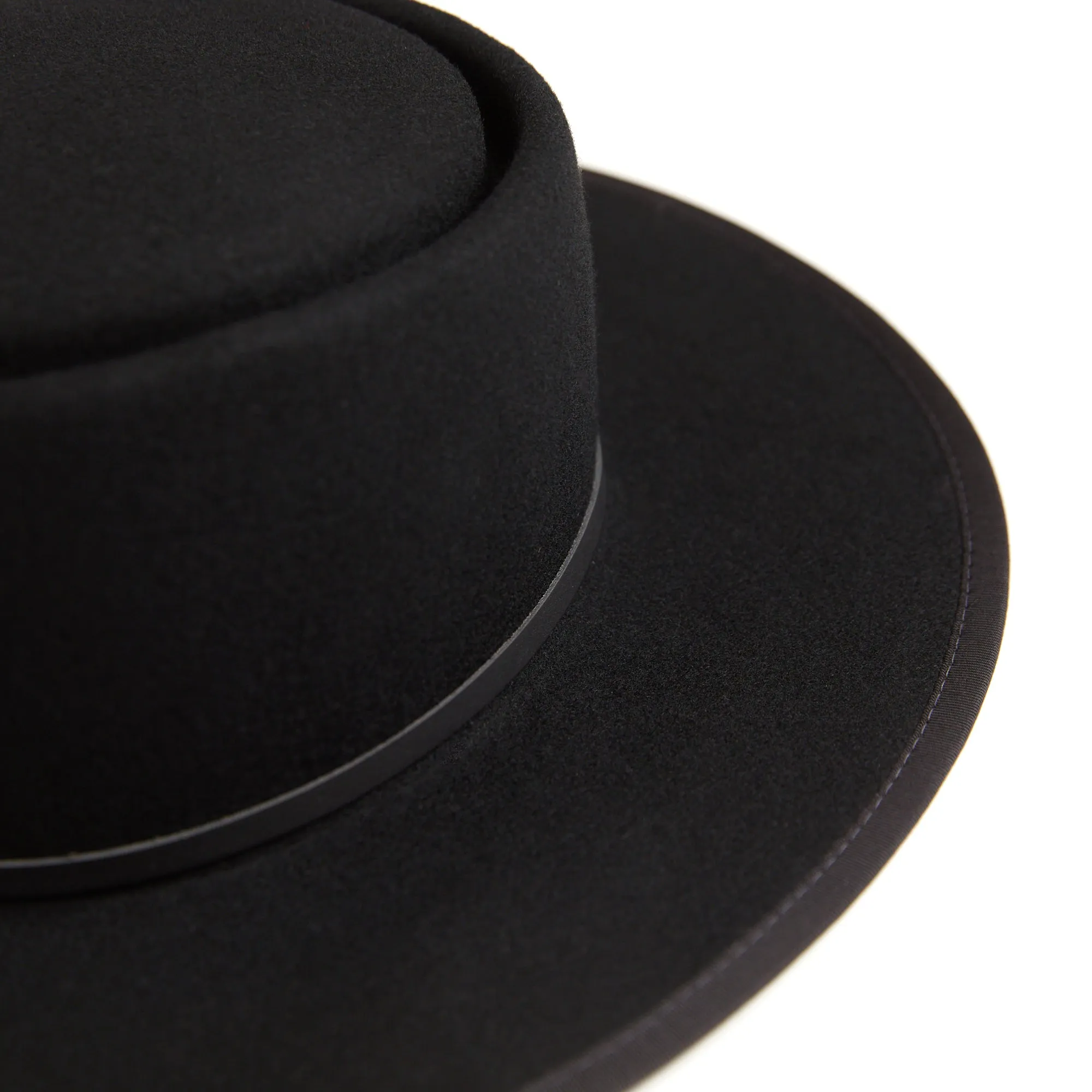 John Fedora Solid Black