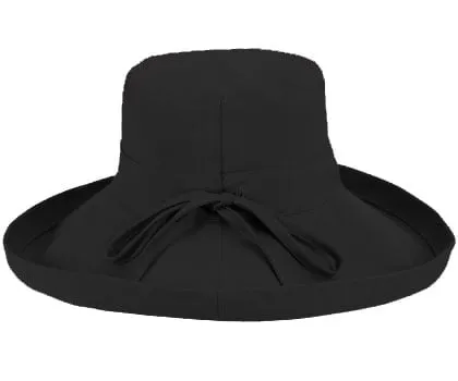 Kooringal Cotton Wide Brim Noosa - Black