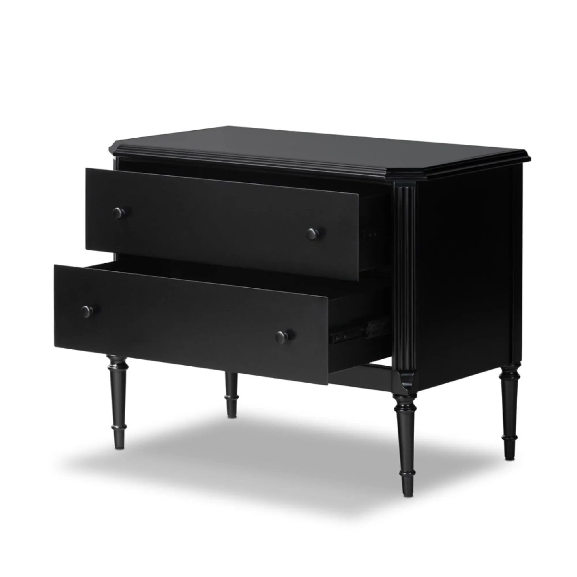 Linden Nightstand- Black