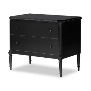 Linden Nightstand- Black