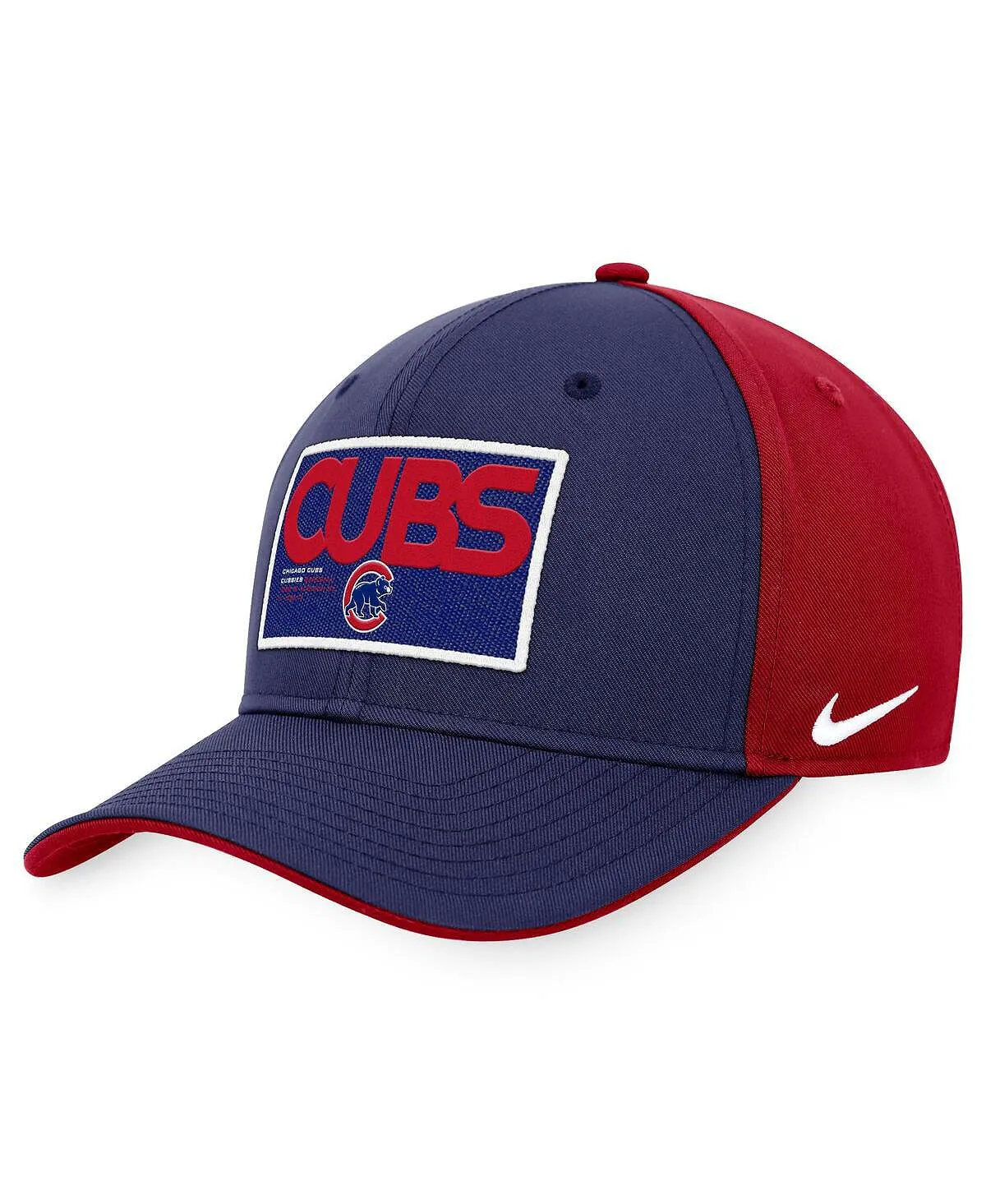 Men's Chicago Cubs Classic99 Red Colorblocked Snapback Performance Nike Cap