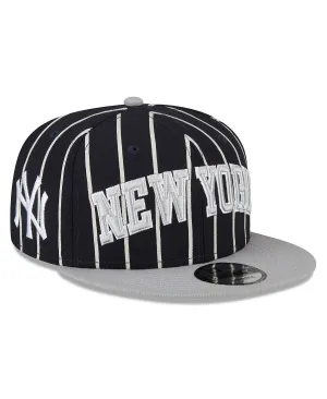 Men's Navy Gray New York Yankees City Arch 9FIFTY Snapback New Era Cap