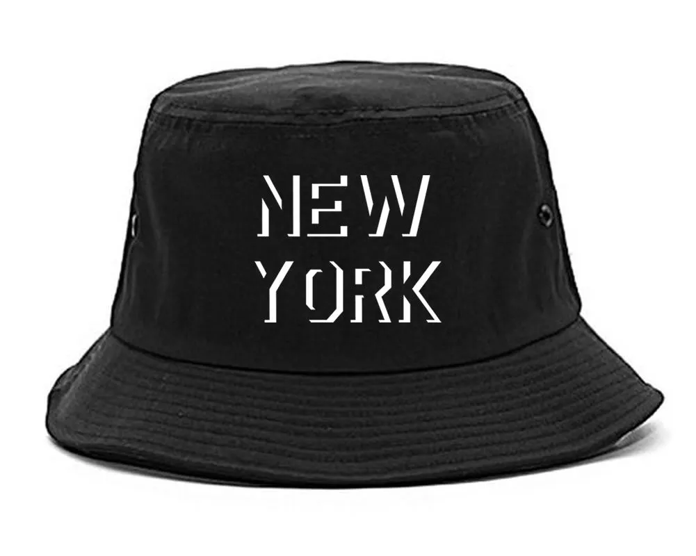 New York Shadow Logo Bucket Hat