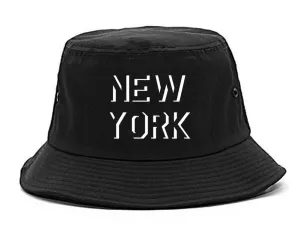 New York Shadow Logo Bucket Hat