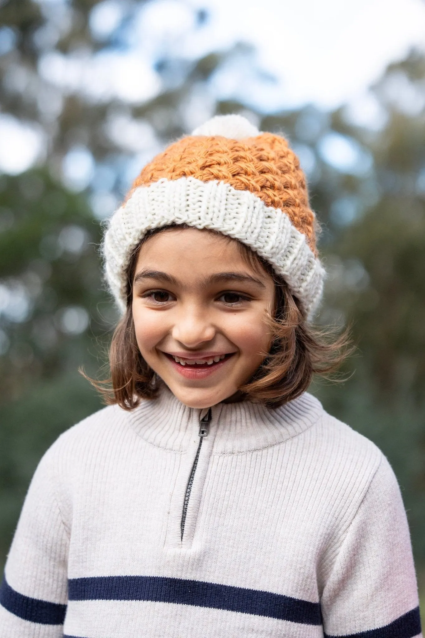 Ripples Beanie Caramel