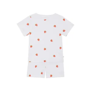 Rosa & Blue Summer Pyjamas  - Strawberry