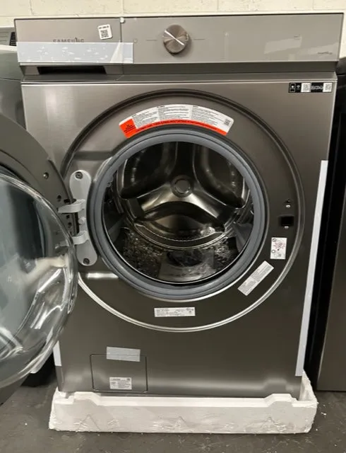 Samsung BESPOKE WF53BB8900AT 27 Inch Front Load Smart Washer with 5.3 cu. ft. Capacity, AI OptiWash™, Vibration Reduction Technology , Auto Dispense, MultiControl™, Swirl Drum Interior