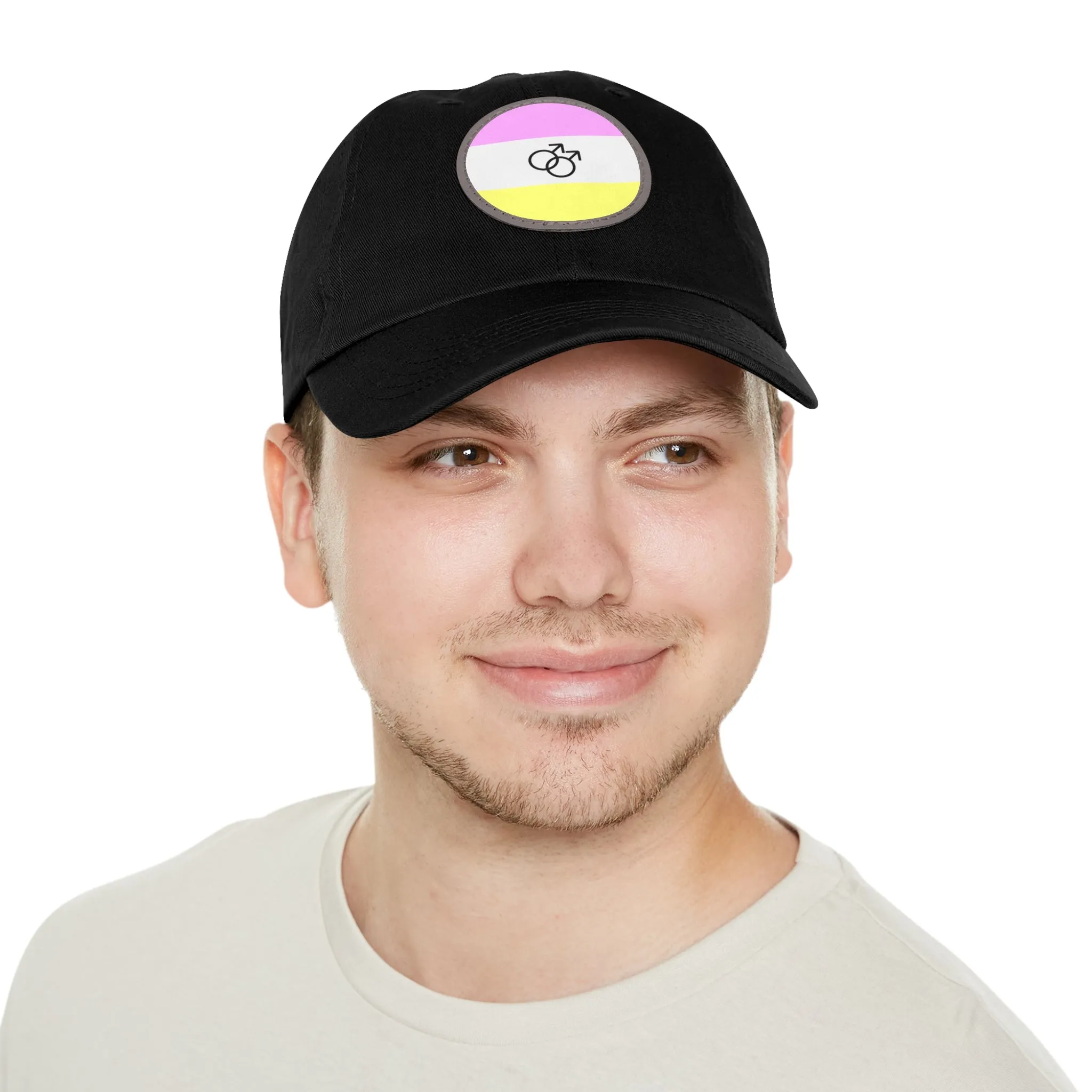 SHAVA CO Twink Flag Hat with Leather Patch (Round)