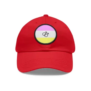 SHAVA CO Twink Flag Hat with Leather Patch (Round)