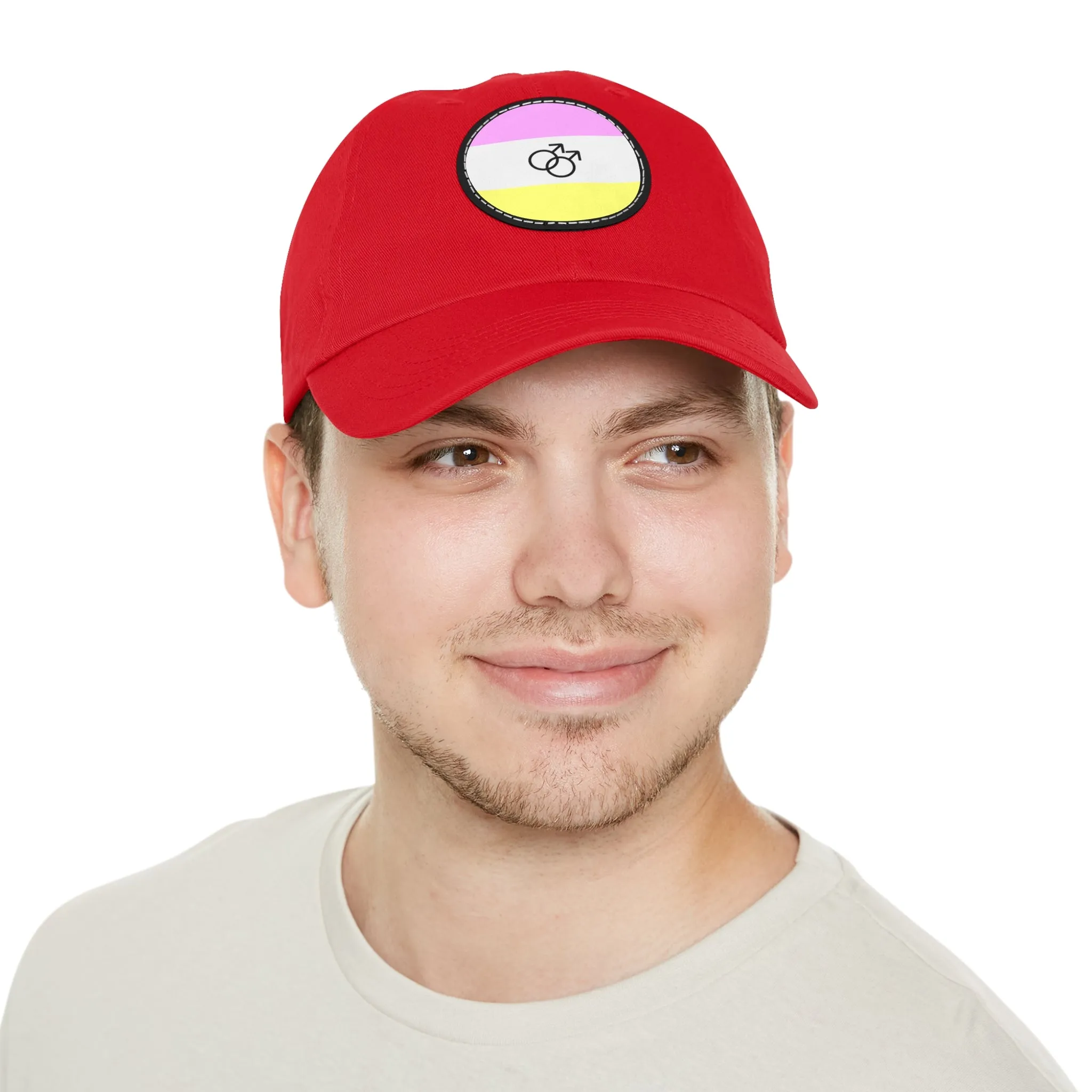 SHAVA CO Twink Flag Hat with Leather Patch (Round)