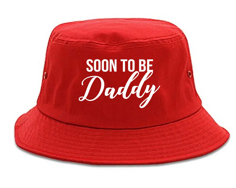 Soon To Be Daddy Pregnancy Announcement Mens Bucket Hat