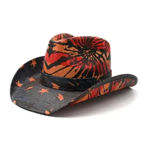 Summer Western Cowboy Grass Stetson Graffiti Fedoras