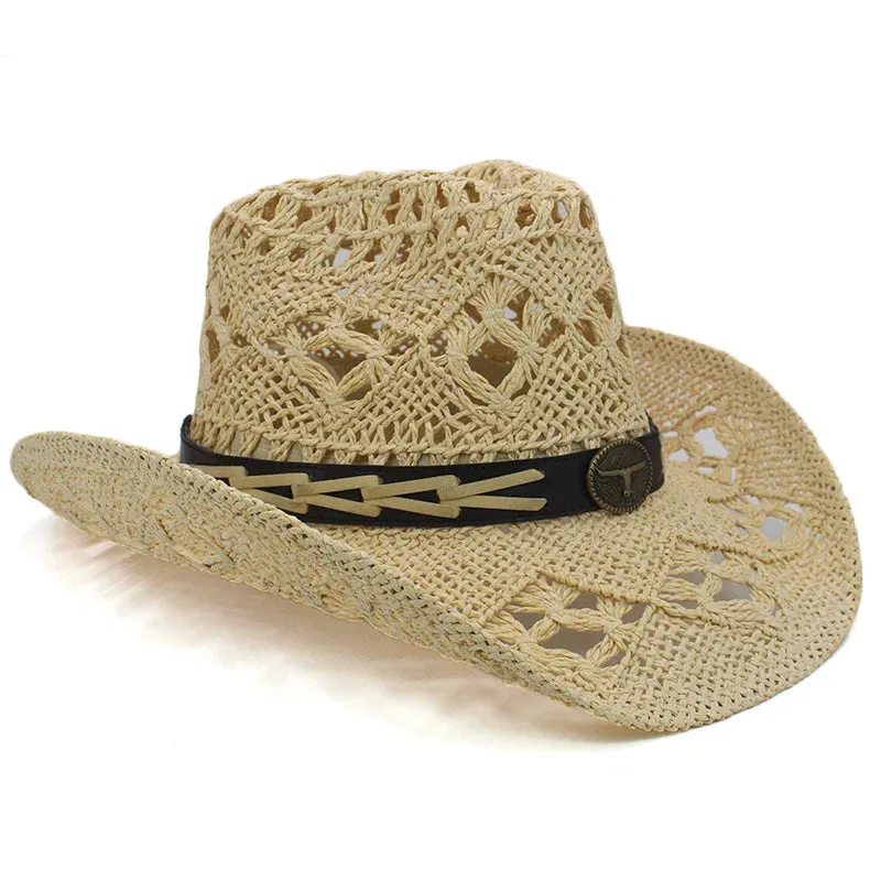 Sunny Days Ahead Straw Western Cowboy Hats