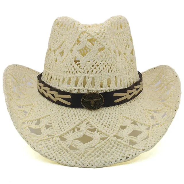 Sunny Days Ahead Straw Western Cowboy Hats