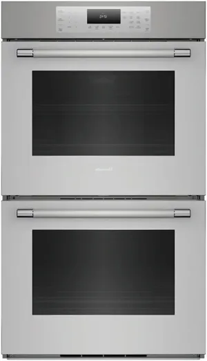 Thermador Masterpiece Sapphire Series ME302YP 30 Inch Double Convection Smart Electric Wall Oven with 9.2 cu. ft. Total Capacity, Self-Clean, SoftClose® Hinges, Full Access® Rack, and STAR-K Certified