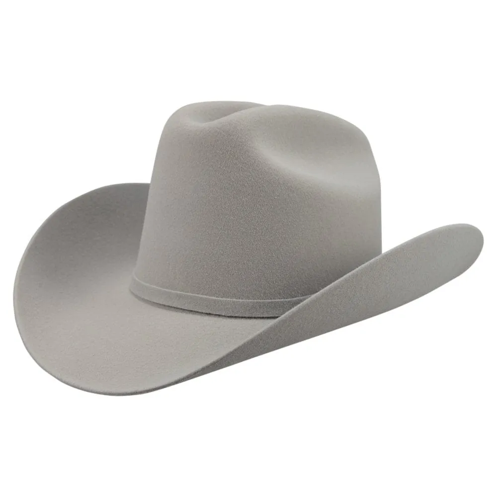 Tombstone 20X Cowboy Felt Hat El Patron Shape Cristal Gray TOM-4007