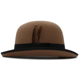 Trilby Feather Band Bowler Hats