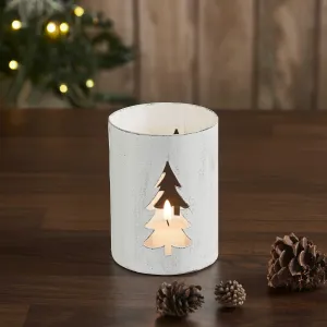 Votive Candle Holder Christmas Tree 6x4.25x4.25