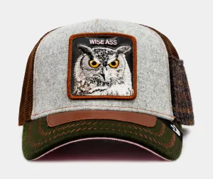 Wise Ass Trucker Mens Hat (Grey/Brown)