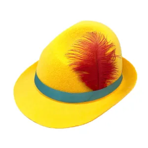 Wooden Boy Yellow Trilby Hat